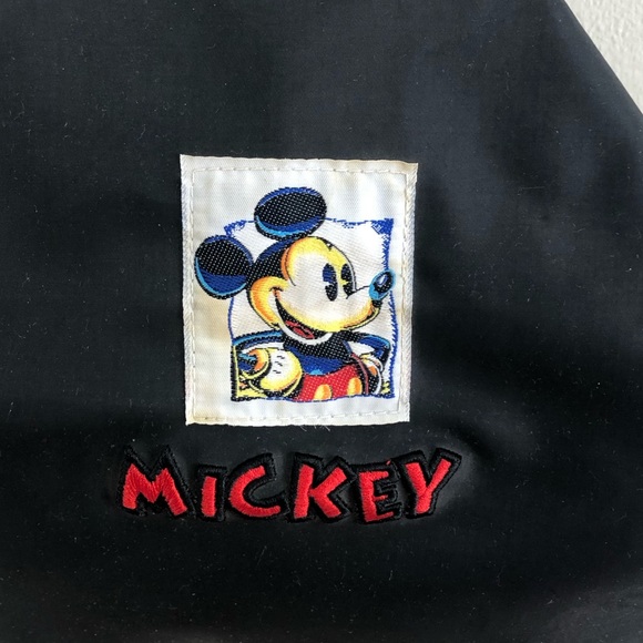 ⛔️SOLD⛔️Vintage 90's Black Mickey Mouse Disney Bac - Picture 4 of 8
